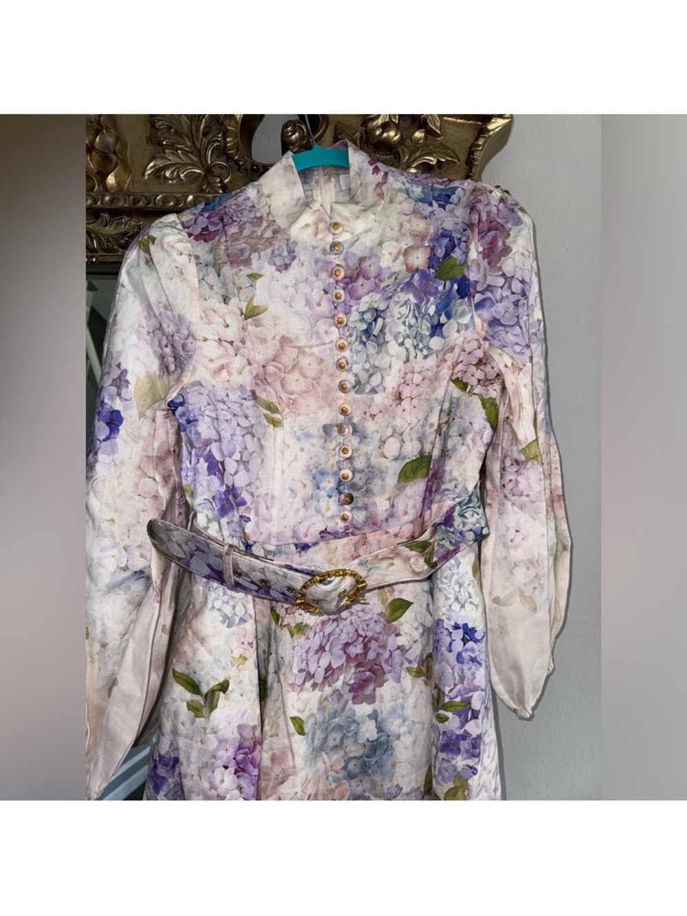 Zimmermann illuminati Floral Pastel Dress Size 0 - Picture 3 of 6
